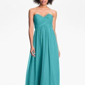 Donna Morgan 'Laura' Ruched Sweetheart Silk Chiffon Gown